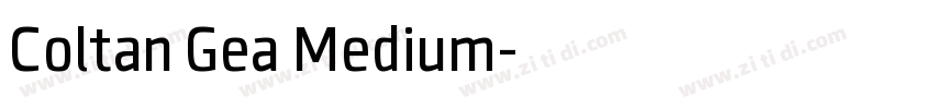 Coltan Gea Medium字体转换